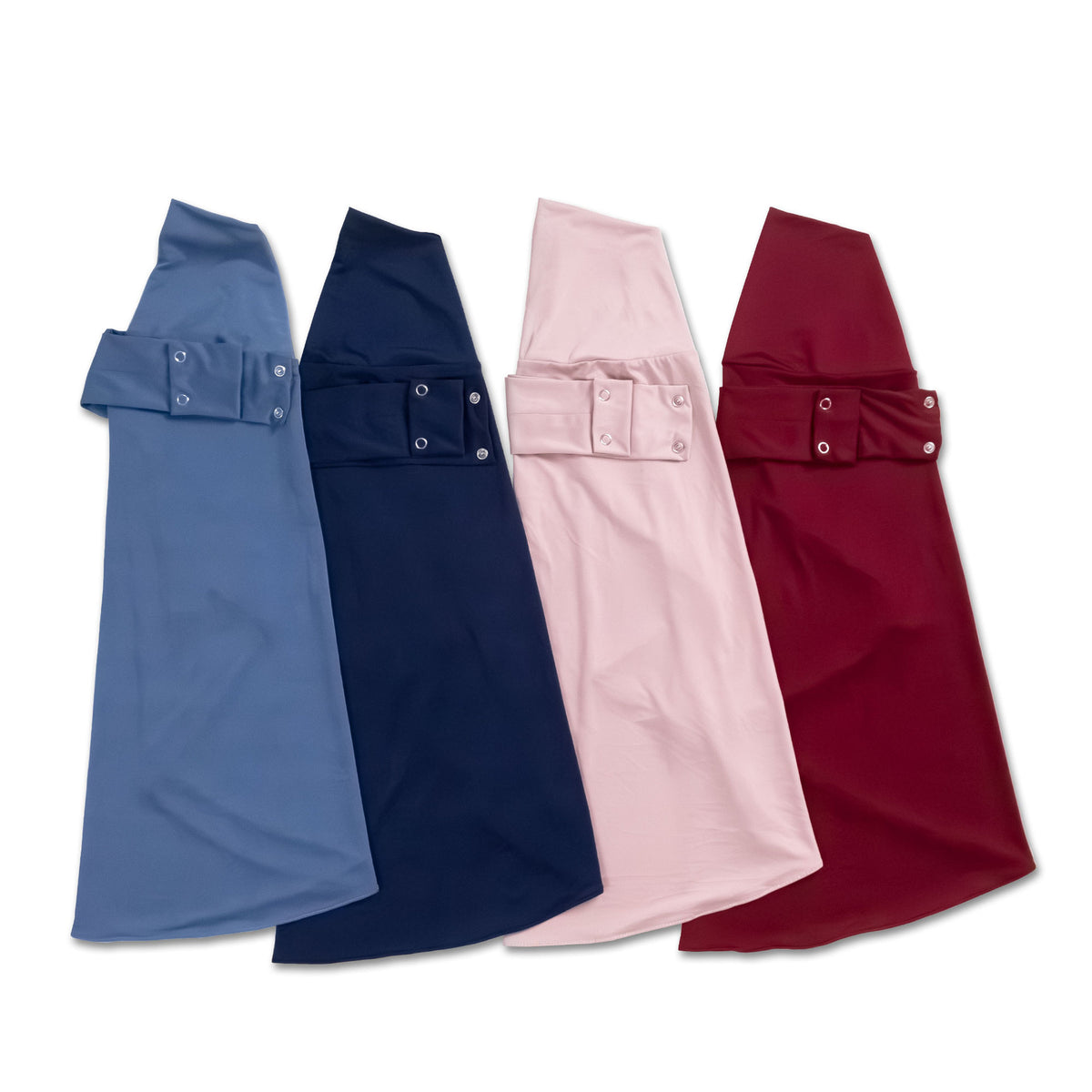 JB006  Button Neck Liquid Jersey Hijab Cap