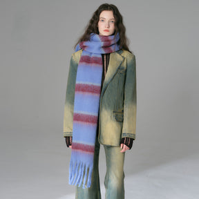 TLQHZZ-078 color stripe winter scarf