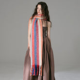 TLQHZZ-087 Vertical stripe winter scarf