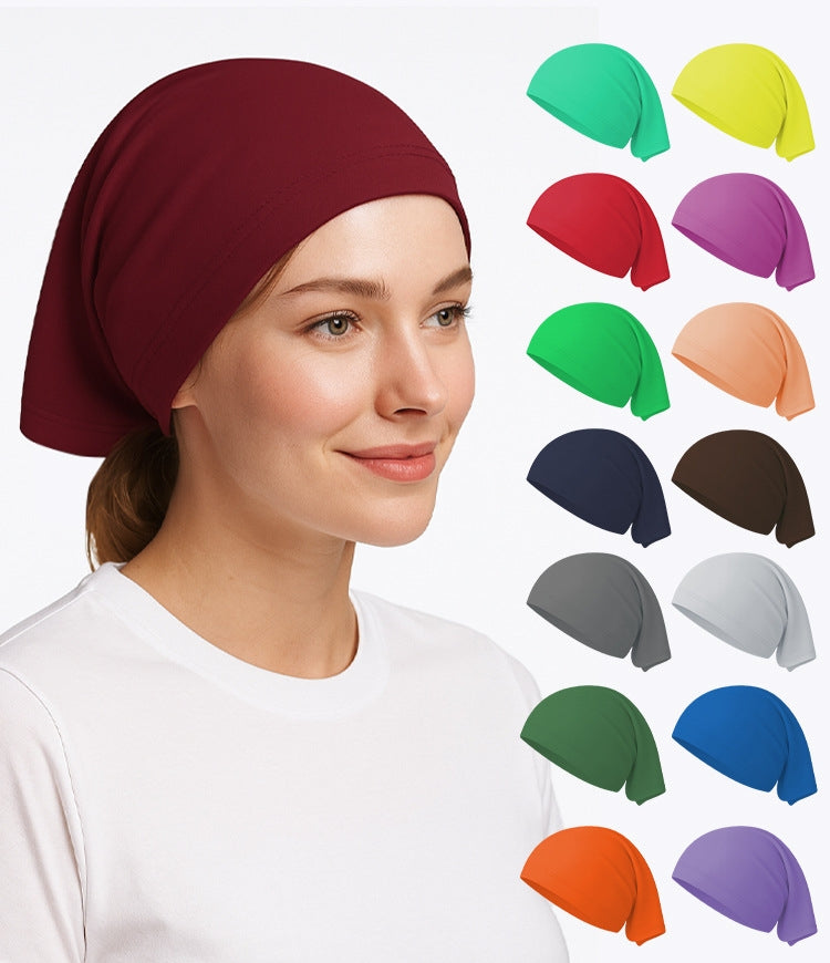 GT004  Summer personality ice silk hijab cap