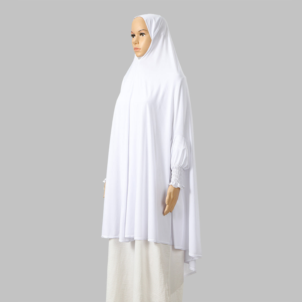 MSL249  Plain Polyester Jersey Prayer Hijab