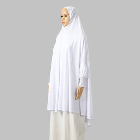 MSL249  Plain Polyester Jersey Prayer Hijab