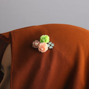 Z-1062  Hijab Buckle Brooch Styling Large-Head Pin