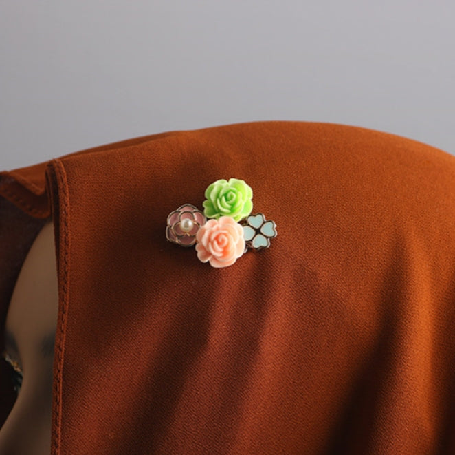 Z-1062  Hijab Buckle Brooch Styling Large-Head Pin