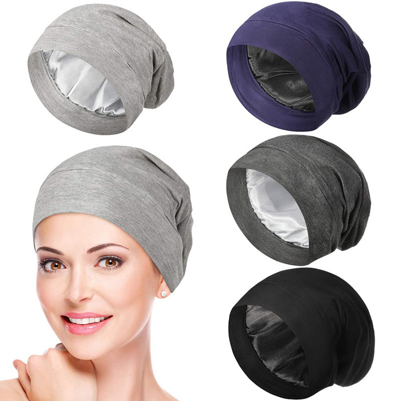 HZM-19303 Bamboo fiber stretch cotton pullover hat cap