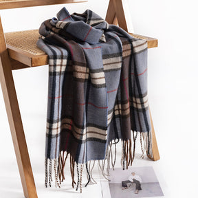 FH23-5436 Lozenge lattice winter scarf