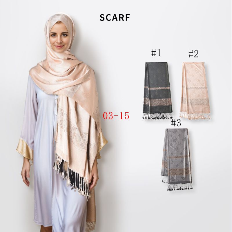 03-15 Women's headscarf travel thin sun protection scarf shawl