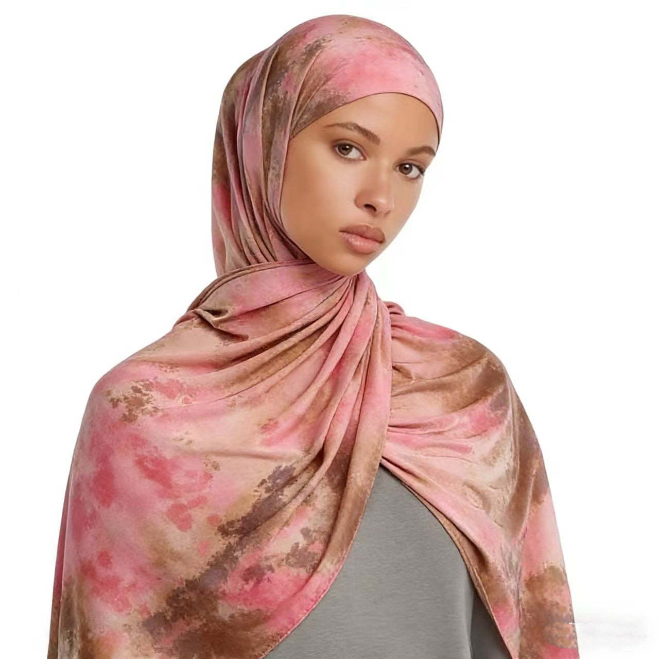 JBMY010  Printed Liquid Jersey Hijab