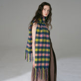 TLQHZZ-089 Color plaid winter scarf