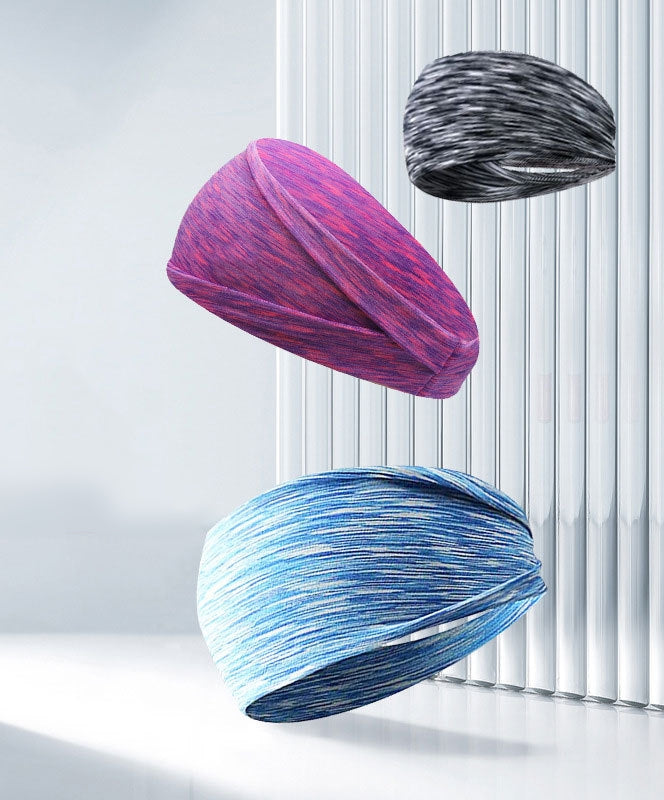 028  Wide Sweat-Absorbing Elastic Sports Headband