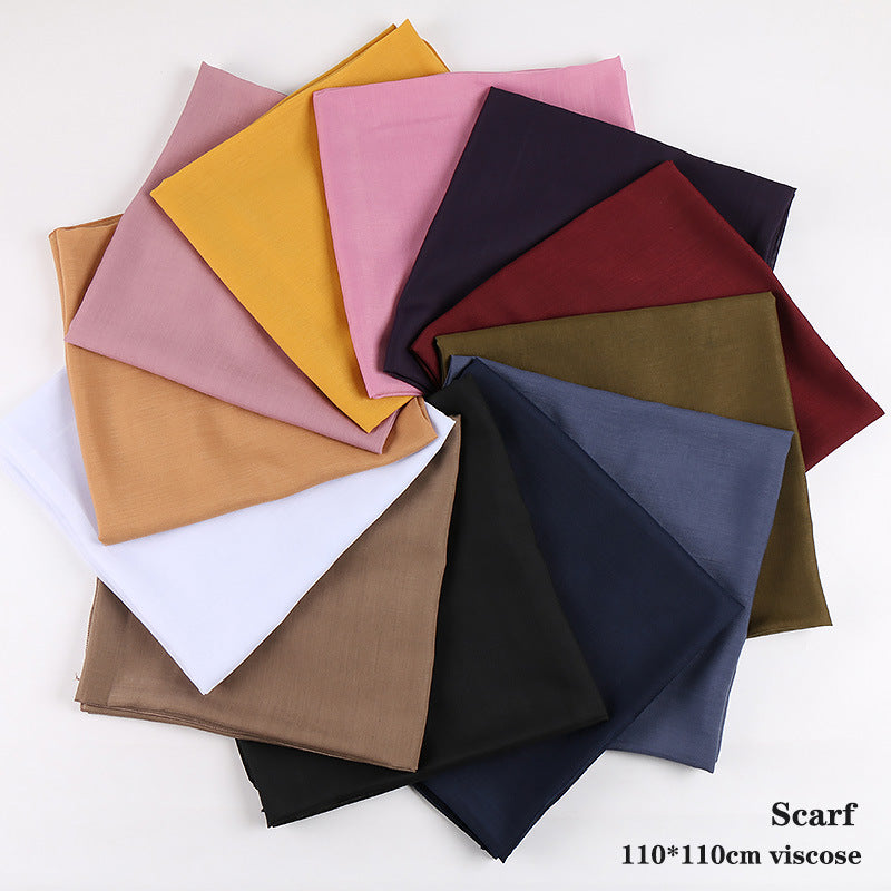 VS185 110*110 viscose kerchief hijab