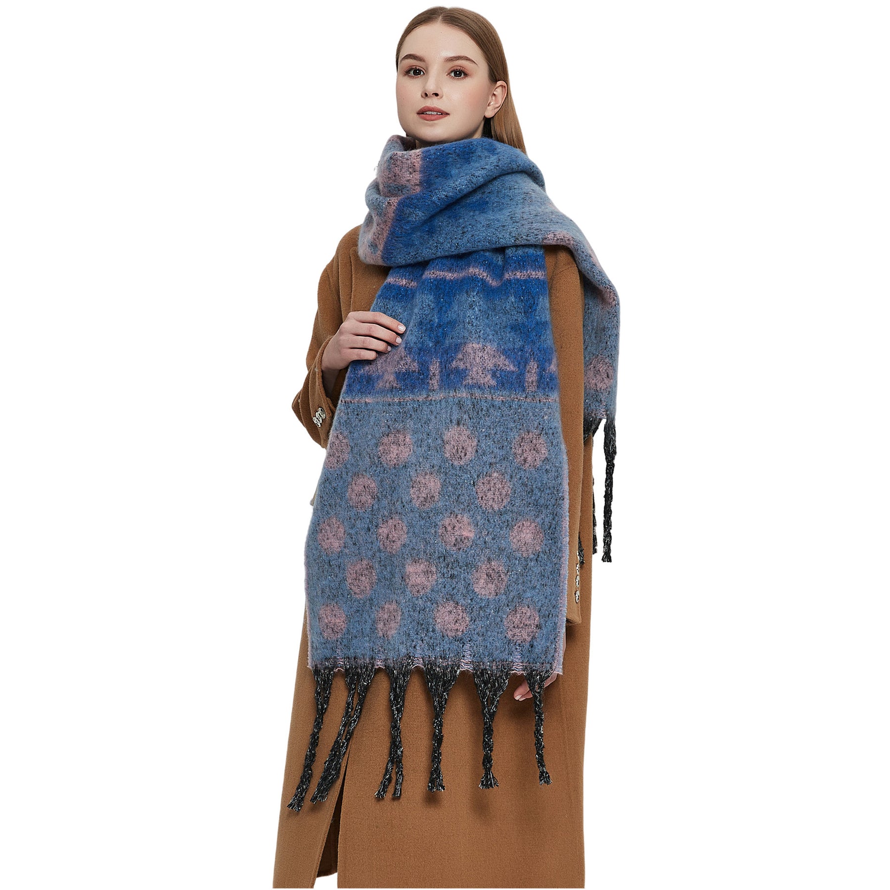 JH-TH27 fashion tassel winter scarf