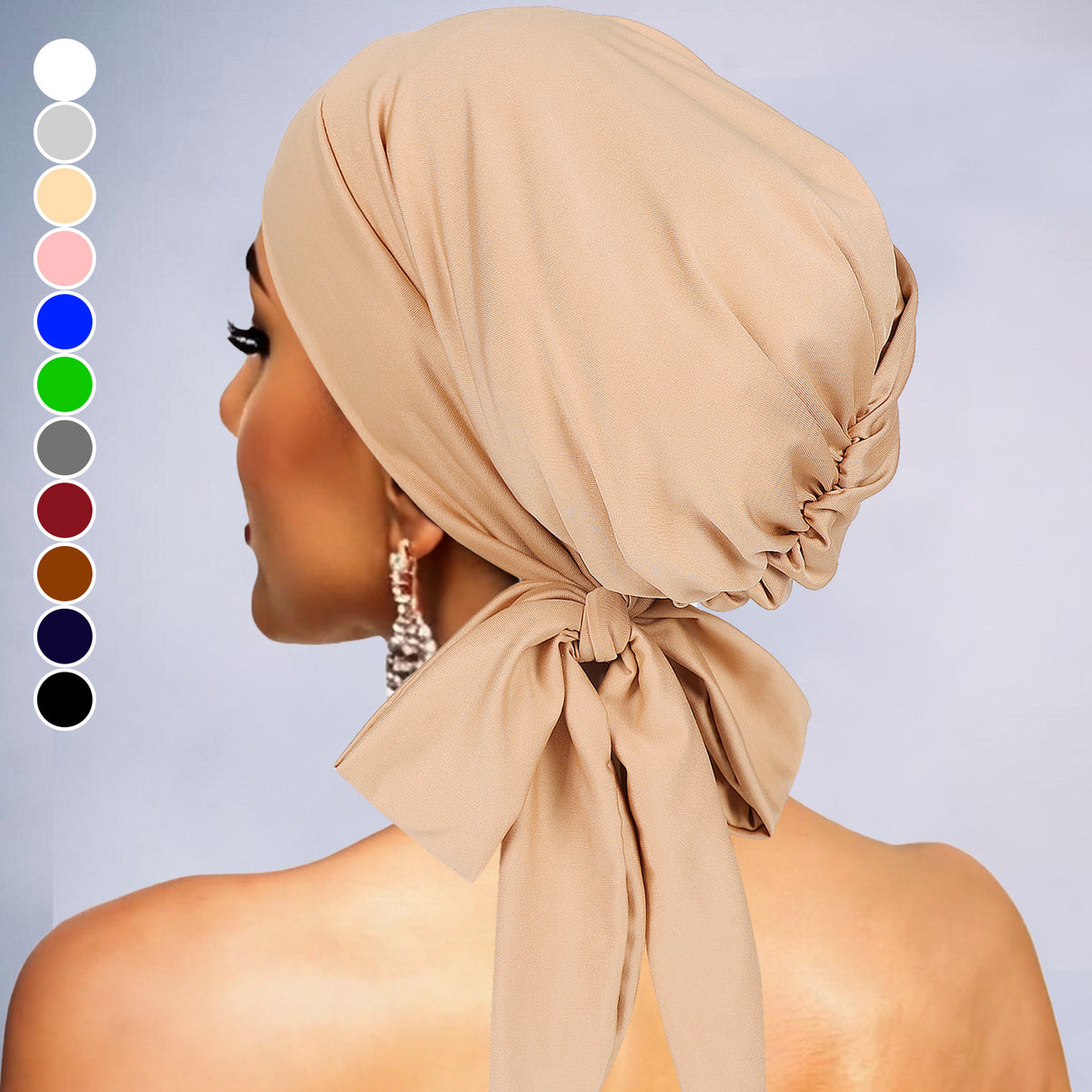 TJ-72  Plain Jersey Breathable Hijab Cap