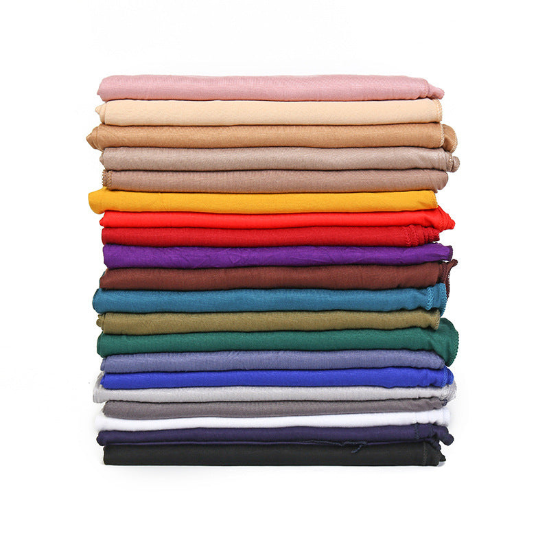 YW125 Mercerized cotton Modal jersey hijab 150G 30COLOR