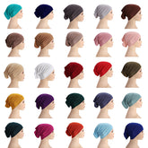 MSL009  plain Mercerized cotton under cap turban  instant hijab