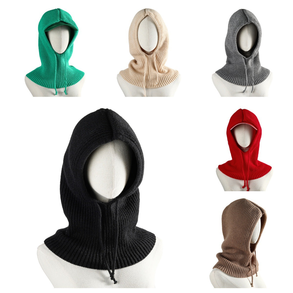 CGS-M380  Plain Jersey Knit Acrylic Hijab Cap