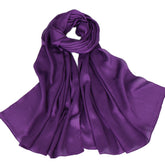 YW94 satin silk plain hijab