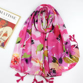 JY230409 Flowers printed scarf