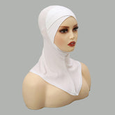 MSL090 New single layer cross mercerized cotton bottoming hat for women  plain hijab  hijab/tudung  instant hijab  sport hijab