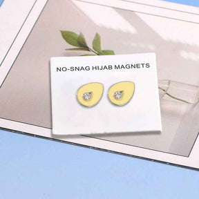 JS025  Peacock Feather Hijab Magnetic Clasp - MOQ: 300 pcs/color