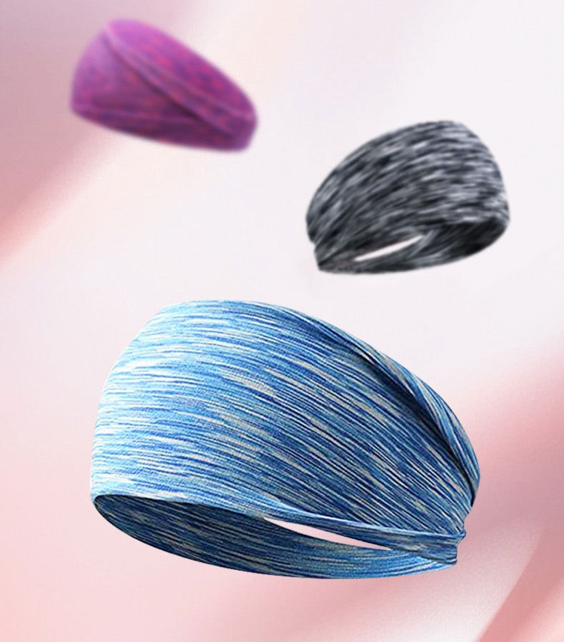 028  Wide Sweat-Absorbing Elastic Sports Headband
