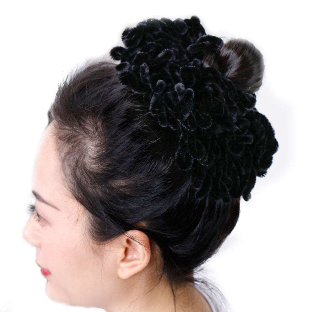 FQ001  Fashion Versatile Knitted Yarn Hair Scrunchies Accessories