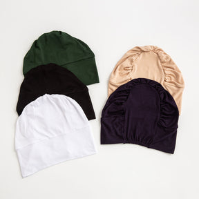 SG-01  Headscarf hat women's mercerized cotton base cap Muslim head cap can hide hair elastic cap high elastic  instant hijab    plain hijab