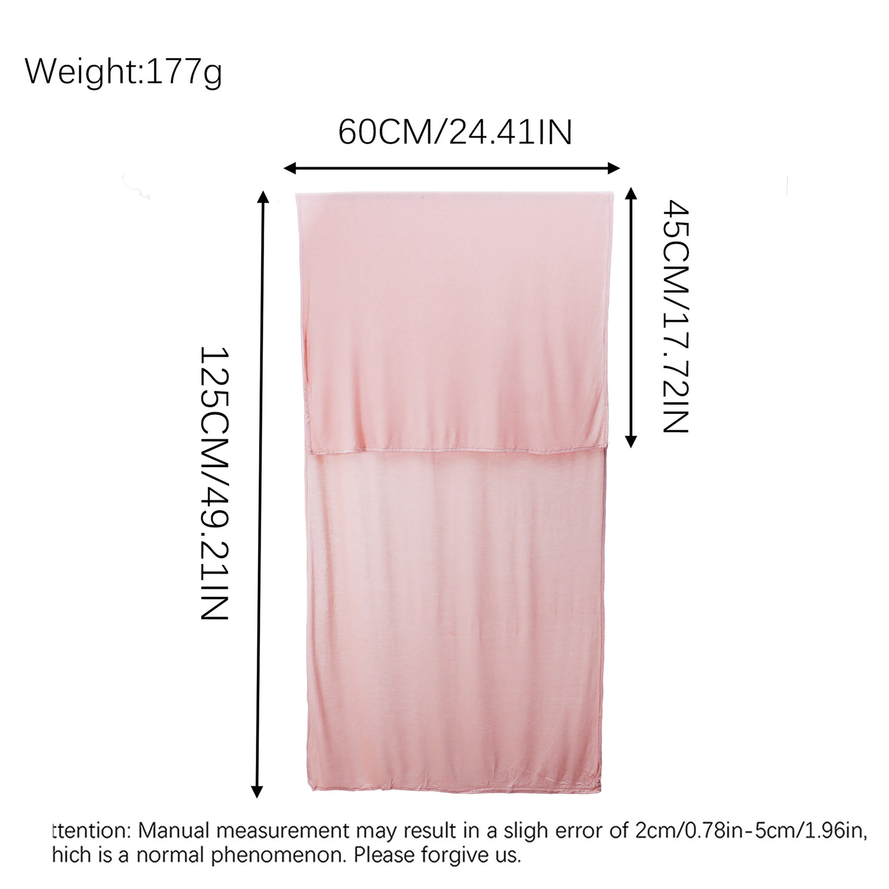 ROM-01  Mercerized Cotton Jersey Hijab – Integrated Pullover Sand-Proof Design