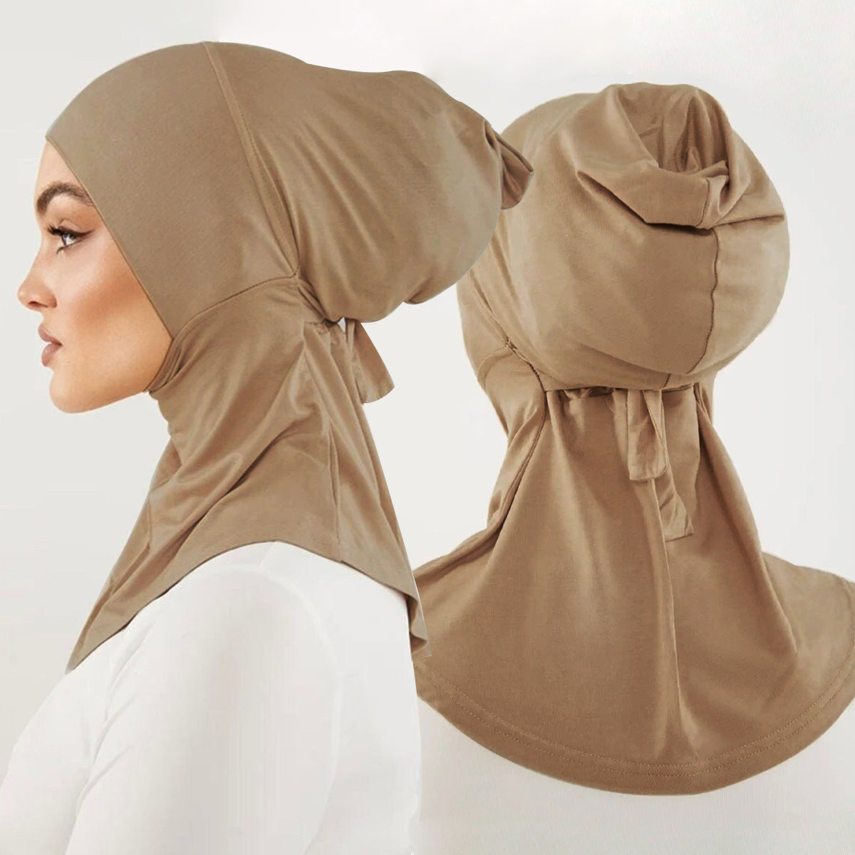 MSL109  Single layer lace-up mercerized cotton bottoming cap