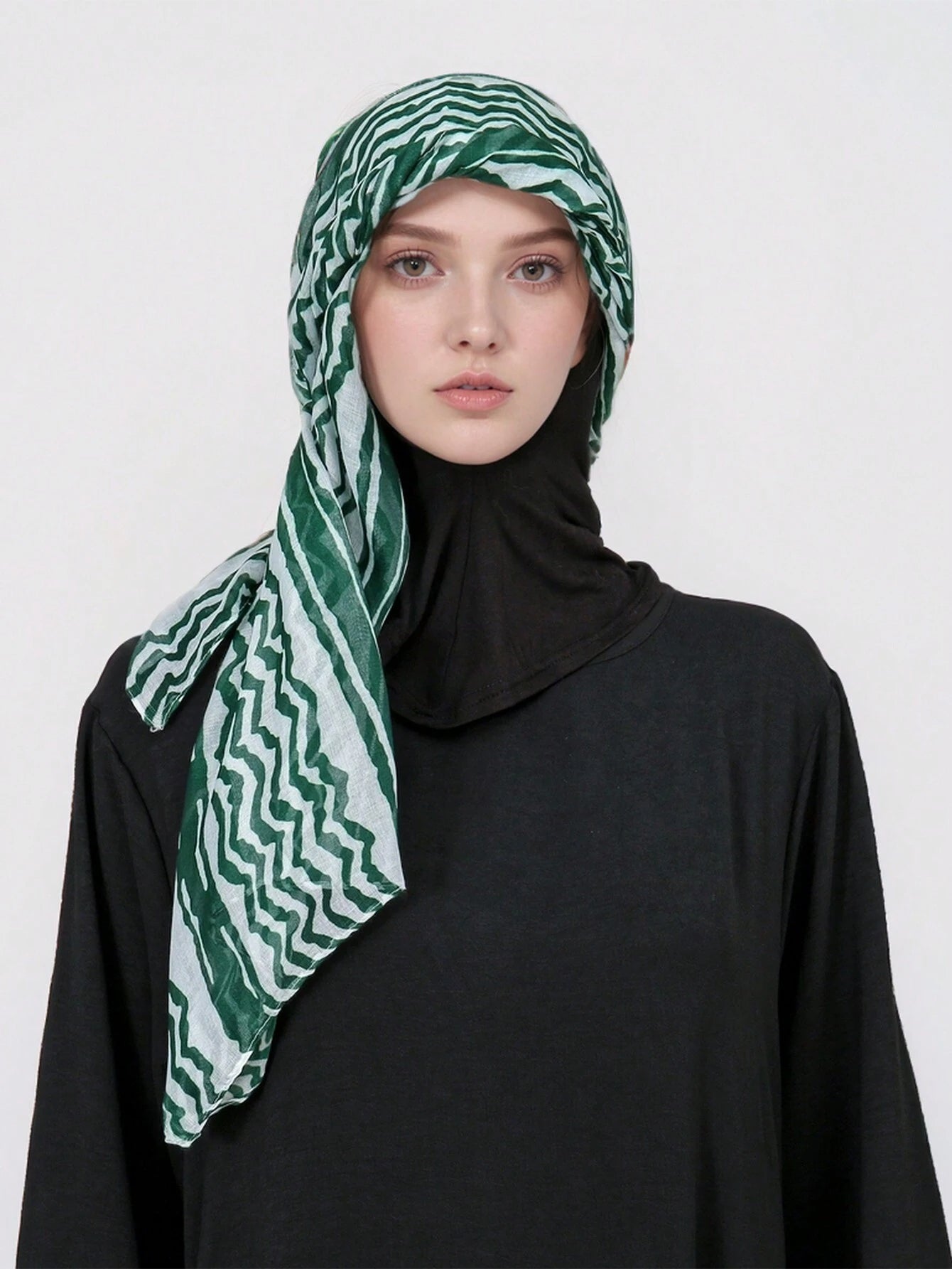 MYM08 Wavy Modal Scarf/hijab