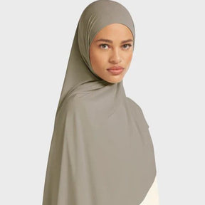HY011  Refreshing and lightweight, delicate yet non-transparent, with a subtle shine Premium Liquid Jersey Scarf
