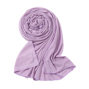 BS82 plain cotton modal jersey hijab scarf   180G