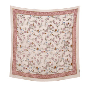 FJ856  110*110 floral print scarf