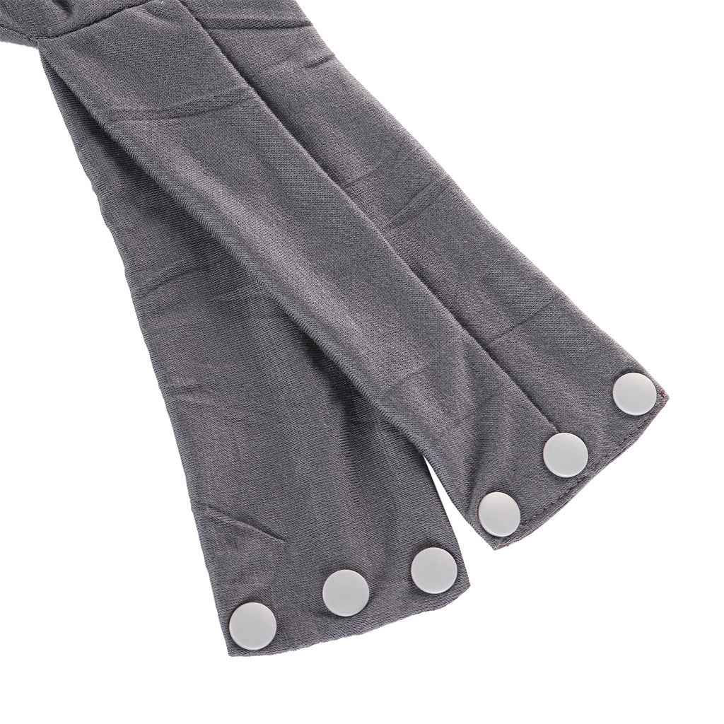 QD041  Plain Breathable High Elasticity Hijab Cap with Adjustable Strap and Button