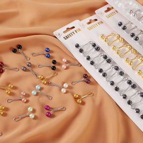 DGUXJ  Minimalist Multicolor Pearl Clip Fashion Accessory U-Shaped Pin