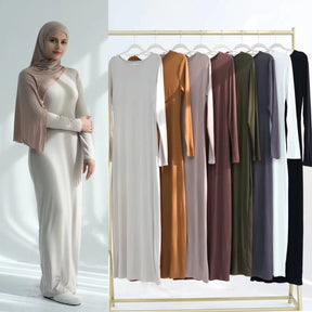 LR933  Solid color modal cotton dress