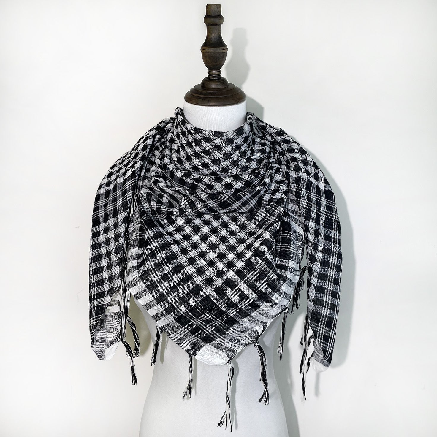 XA003  102*102cm Desert Tactical Tassel Scarf - MOQ:2