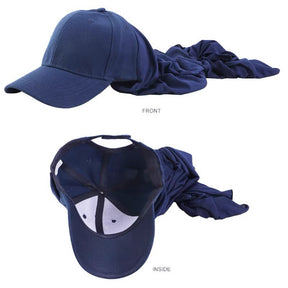 WS608  Baseball cap Ethnic scarf cap summer hat women's sun block hat neck shawl cap  plain hijab  sport hijab