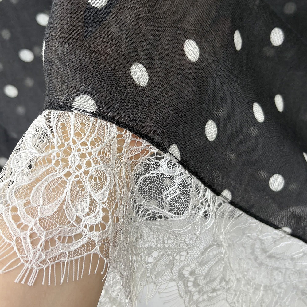2026434  Modal double-sided print lace L-trim hijab