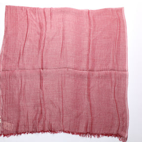 VS211 plain Cotton and linen tie-dye pleated hijab