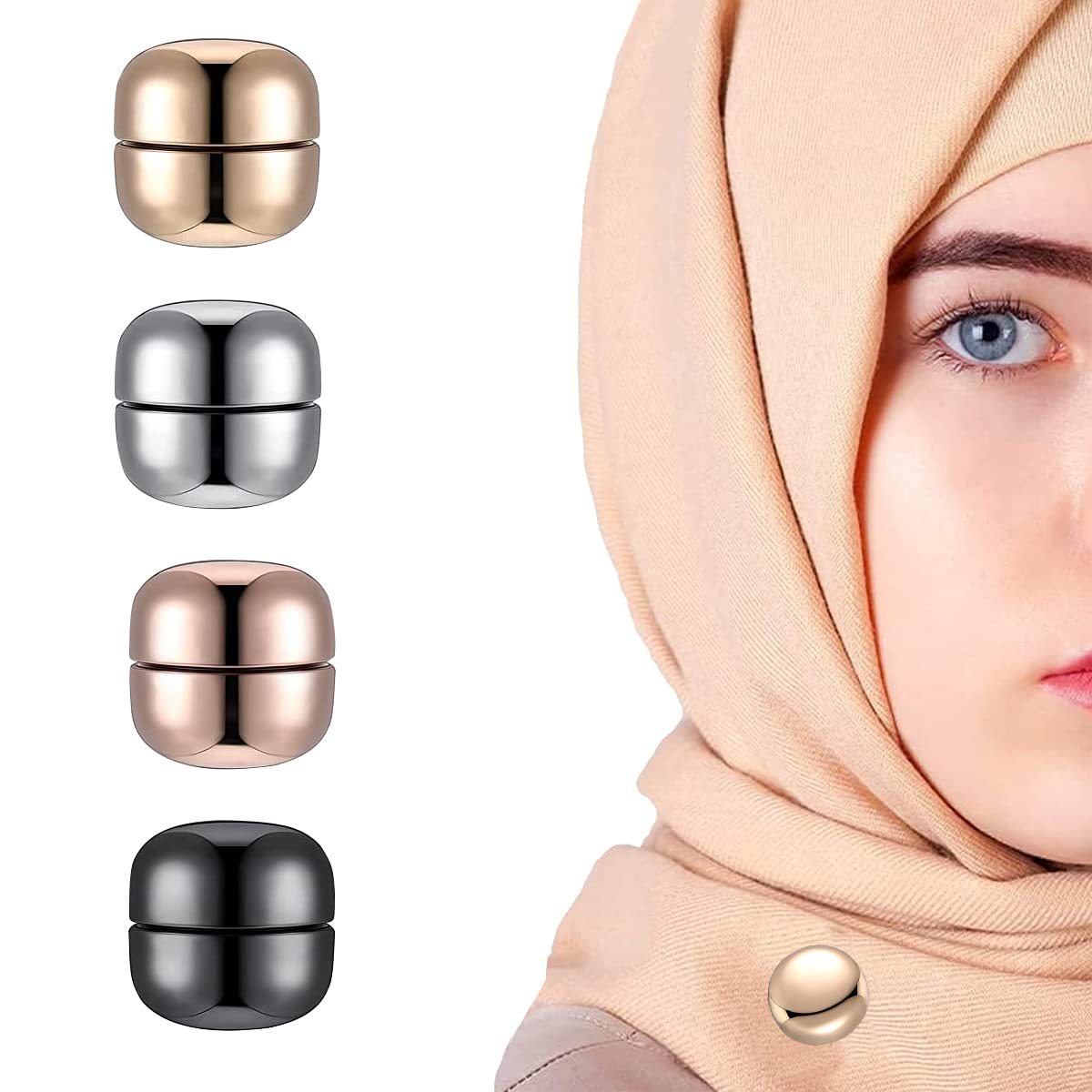 4--1 Exquisite, simple and sweet magnetic buckle - MOQ：12