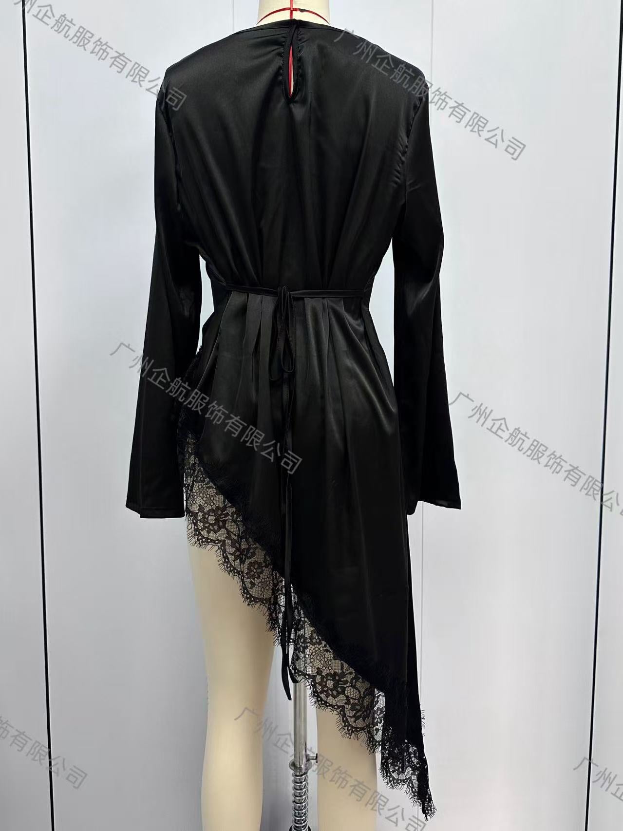 T04  Casual Fashion Slim Fit Abaya Long Dress