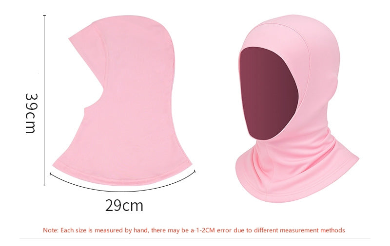 GT003 Solid color high elastic thin ice silk hijab cap