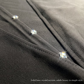 A2  Plain Double-Layer Chiffon Rhinestone One-Piece Hijab