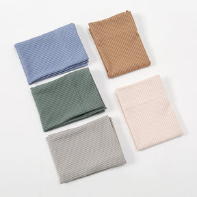 MSL027 Threaded cotton fabric cap Cross-border versatile Malaysian solid color one-size bottoming cap plain hijab  hijab/tudung  instant hijab