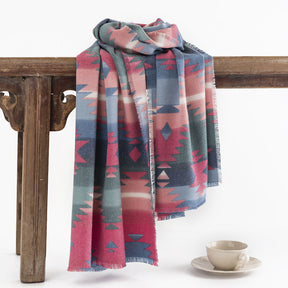 FH23-5087 Artistic retro scarf winter scarf