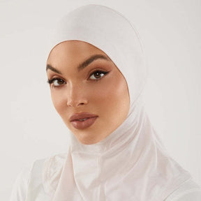 HM068 Muslim new shawl pullover hat solid color headscarf