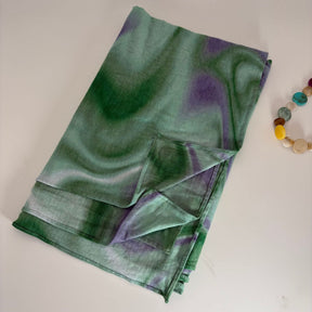 JB099  Mercerized Cotton Double Sided Watercolor Marble Print Long Hijab