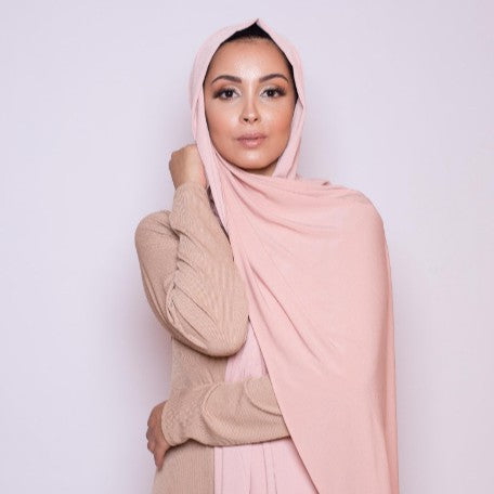 HY008 Crystal Hemp Jersey Hijab