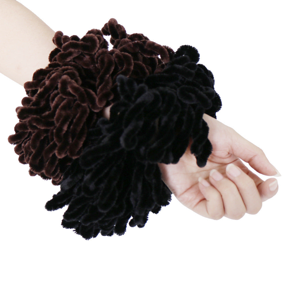 FQ001  Fashion Versatile Knitted Yarn Hair Scrunchies Accessories